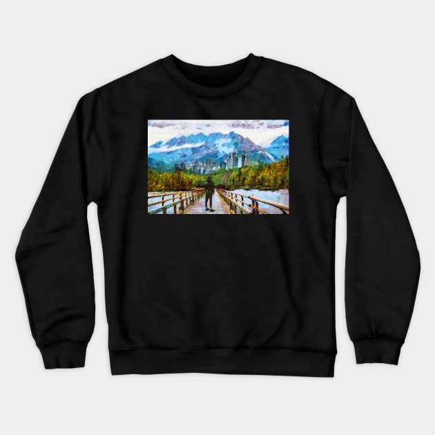 Coming home Crewneck Sweatshirt by Ariela-Alez